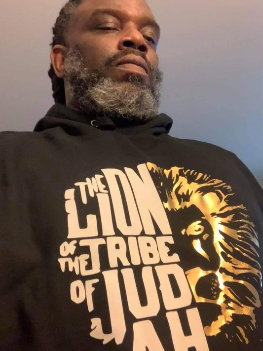 The Lion of the Tribe of Judah Split Lion Hoodie