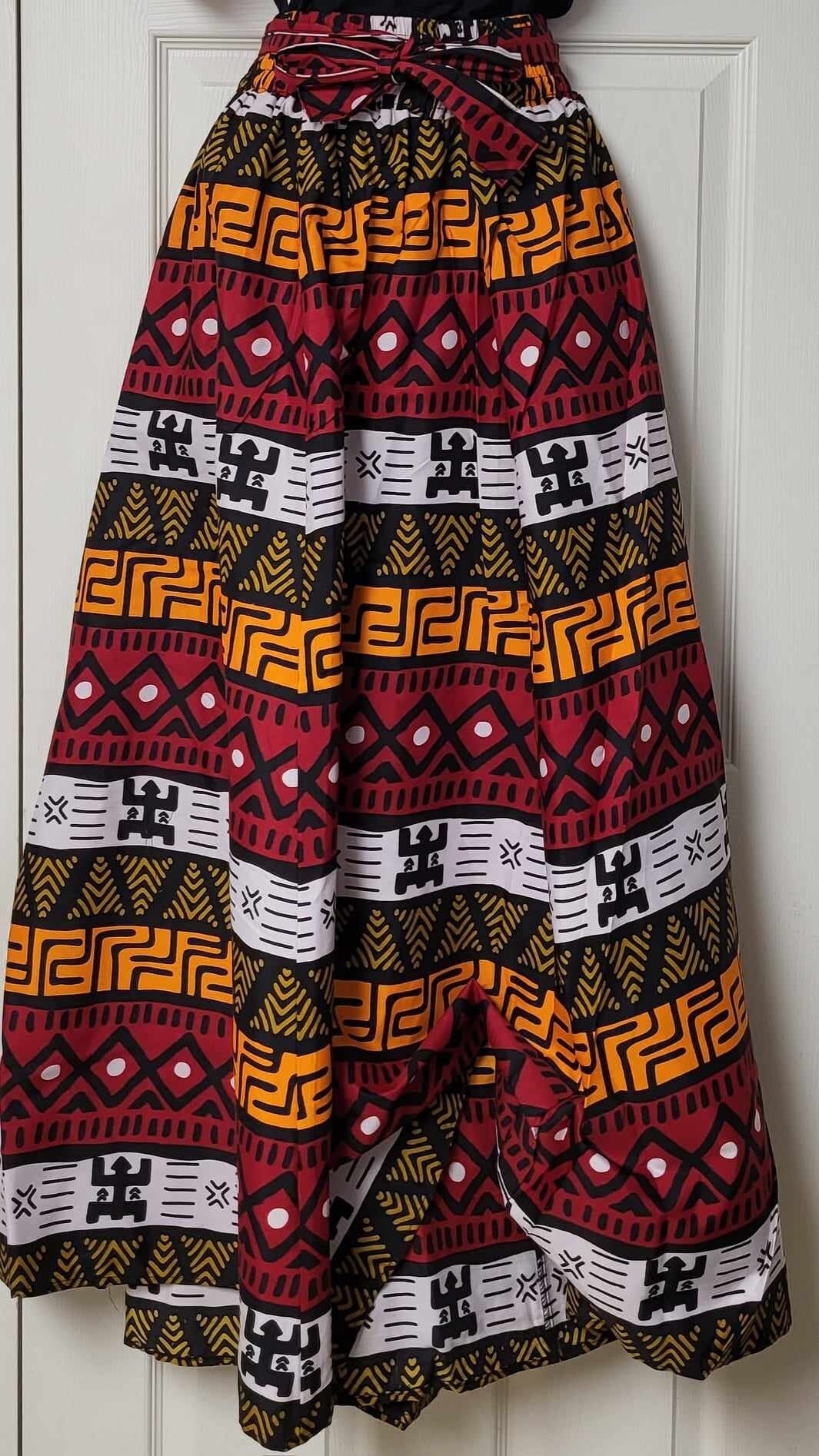 Printed skirt set